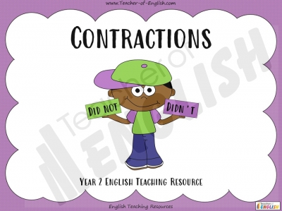 Contractions - Year 2 Teaching Resources
